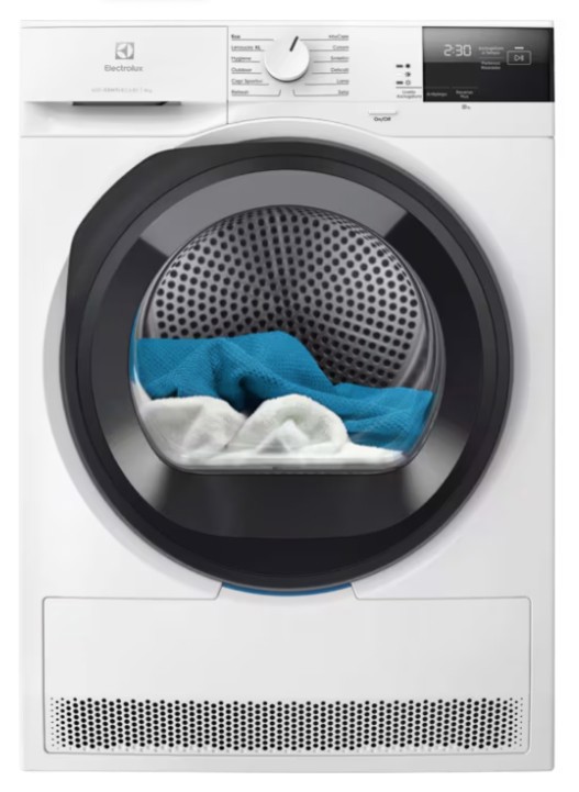 Electrolux EW6H292G asciugatrice Libera installazione Caricamento frontale 9 kg Bianco