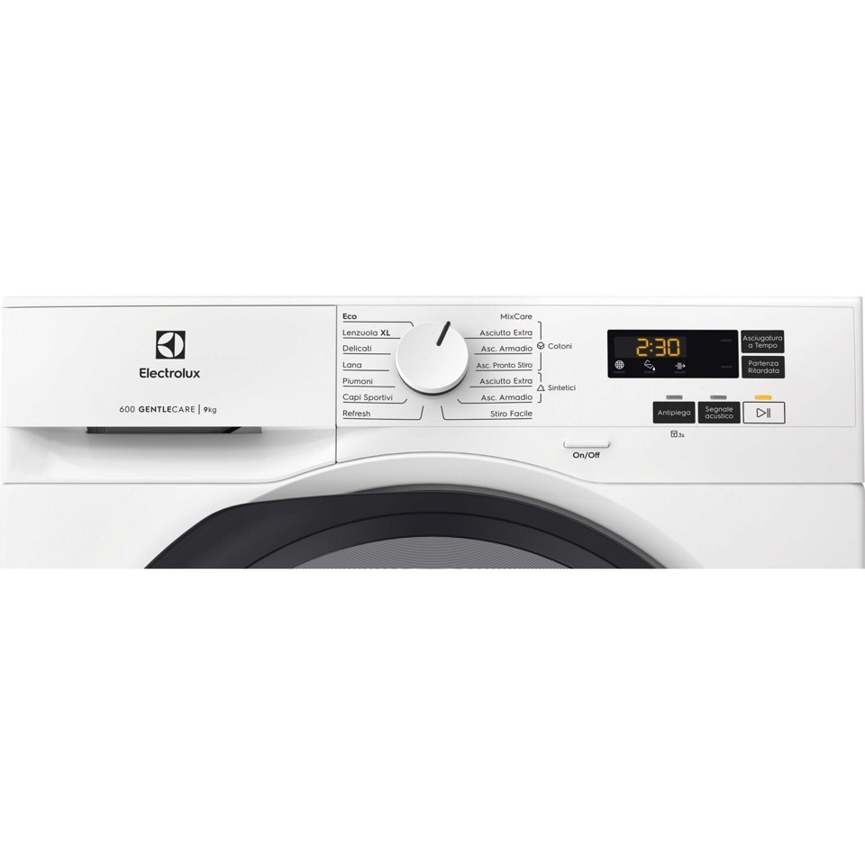 Electrolux EW6HA19G Asciugatrice 600 GentleCare 9 kg