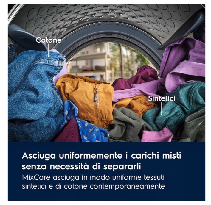 Electrolux EW6HBG292G asciugatrice Libera installazione Caricamento frontale 9 kg Bianco