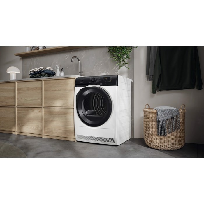 Electrolux EW6HZ1CH8C asciugatrice Libera installazione Caricamento frontale 8 kg Bianco, Nero