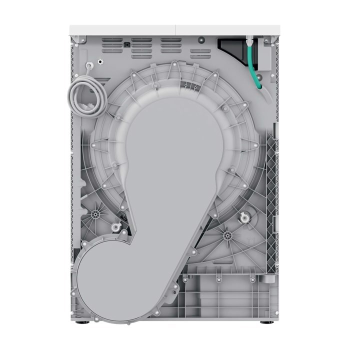 Electrolux EW6HZ1CH8C asciugatrice Libera installazione Caricamento frontale 8 kg Bianco, Nero