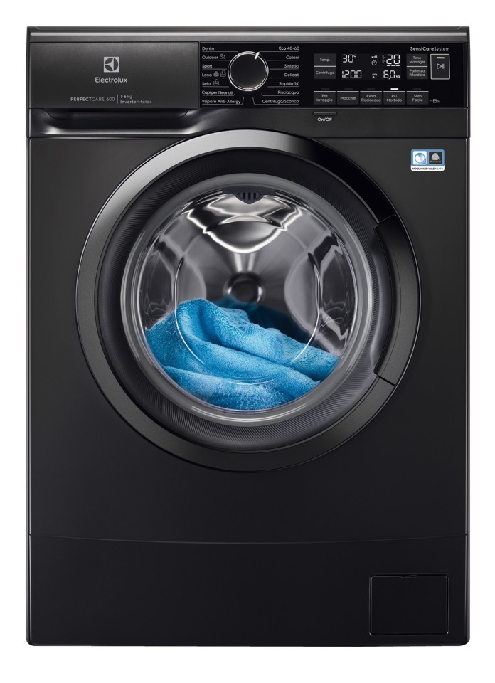 Electrolux EW6S326ABL lavatrice Caricamento frontale 6 kg 1200 Giri/min Nero