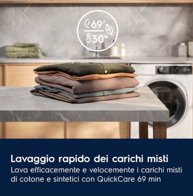 Electrolux EW7F39 Lavatrice serie 700 SteamCare 9 kg