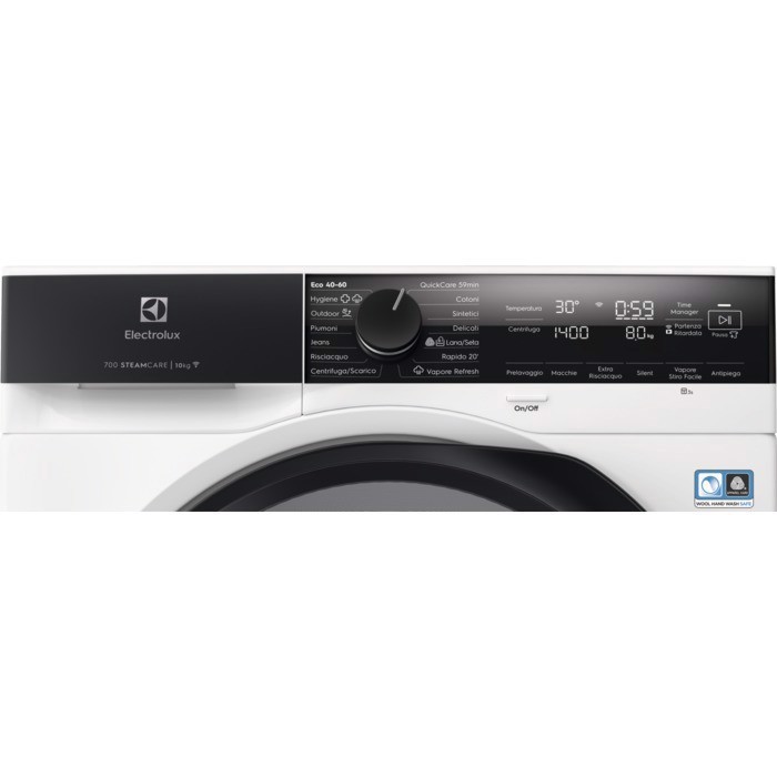 Electrolux EW7F410GY lavatrice Caricamento frontale 10 kg 1400 Giri/min Bianco