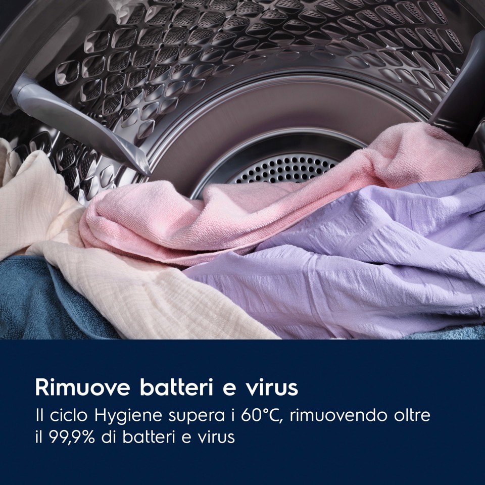 Electrolux EW7H49B asciugatrice Libera installazione Caricamento frontale 9 kg Nero