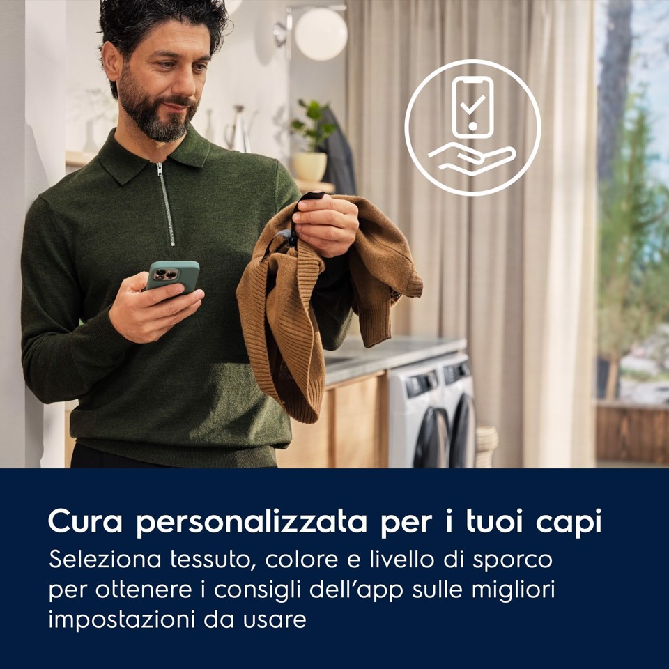Electrolux EW7H4E10BY asciugatrice Libera installazione Caricamento frontale 10 kg Bianco, Nero