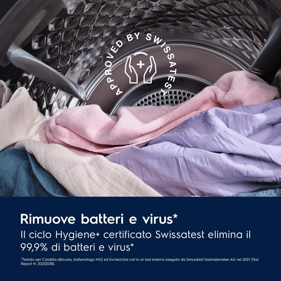 Electrolux EW7H4E10BY asciugatrice Libera installazione Caricamento frontale 10 kg Bianco