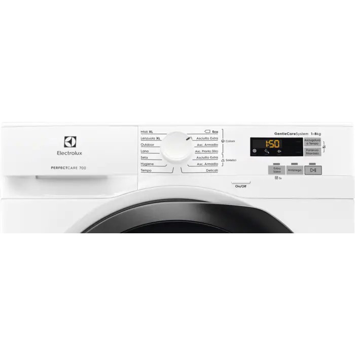 Electrolux EW7H583B asciugatrice Libera installazione Caricamento frontale 8 kg Bianco