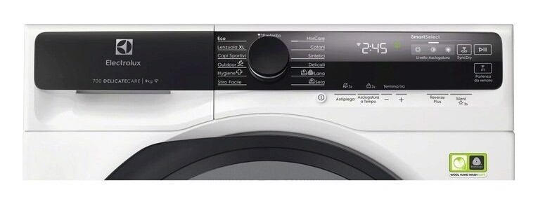 Electrolux EW7H59GY asciugatrice Libera installazione Caricamento frontale 9 kg Bianco