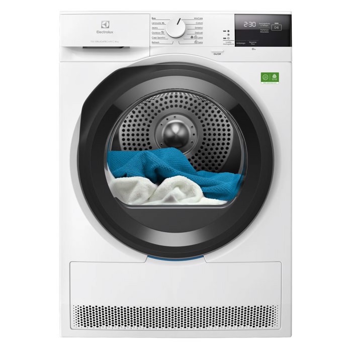 Electrolux EW7HBG28A asciugatrice Libera installazione Caricamento frontale 8 kg Bianco