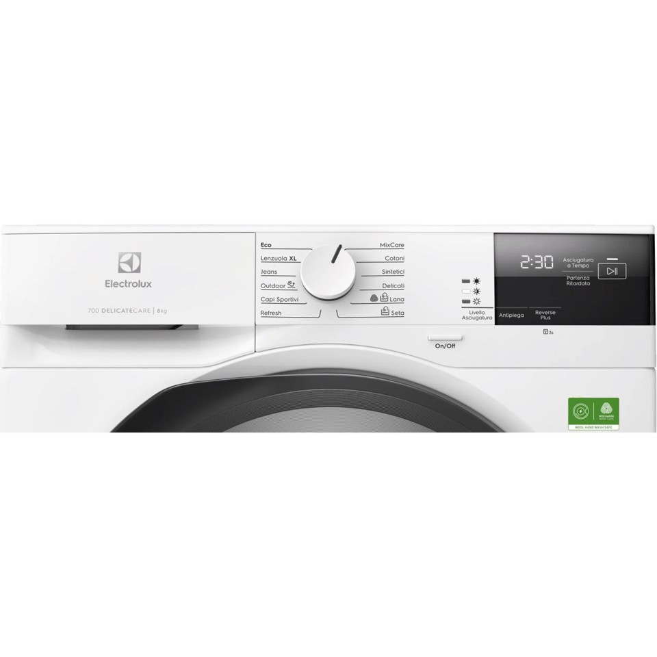 Electrolux EW7HBG28A asciugatrice Libera installazione Caricamento frontale 8 kg Bianco