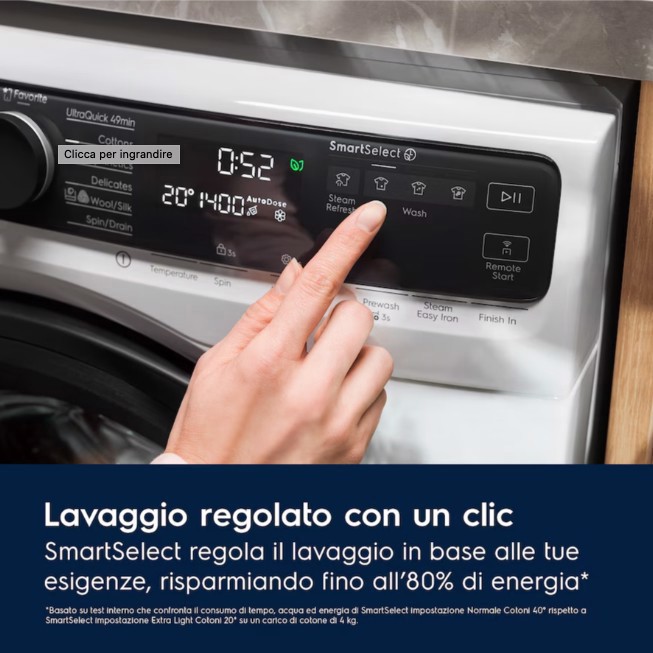 Electrolux EW8F710Y5 Lavatrice serie 800 UltraCare 10 kg