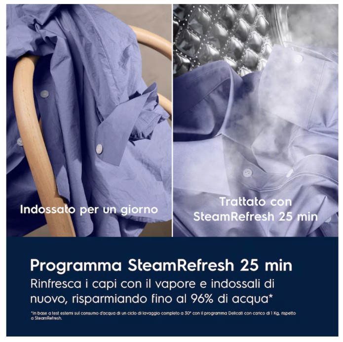 Electrolux EW8W7117GCQ lavasciuga Libera installazione Caricamento frontale Bianco D