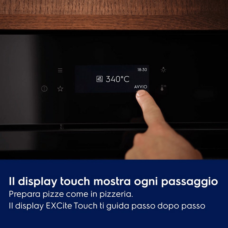 Electrolux Forno Incasso Pirolitico - Pizza Expert Classe A++ 60 Cm EOX8P08WH