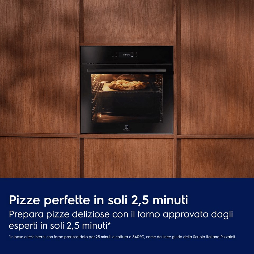 Electrolux Forno Incasso Pirolitico - Pizza Expert Classe A++ 60 Cm EOX8P08WH