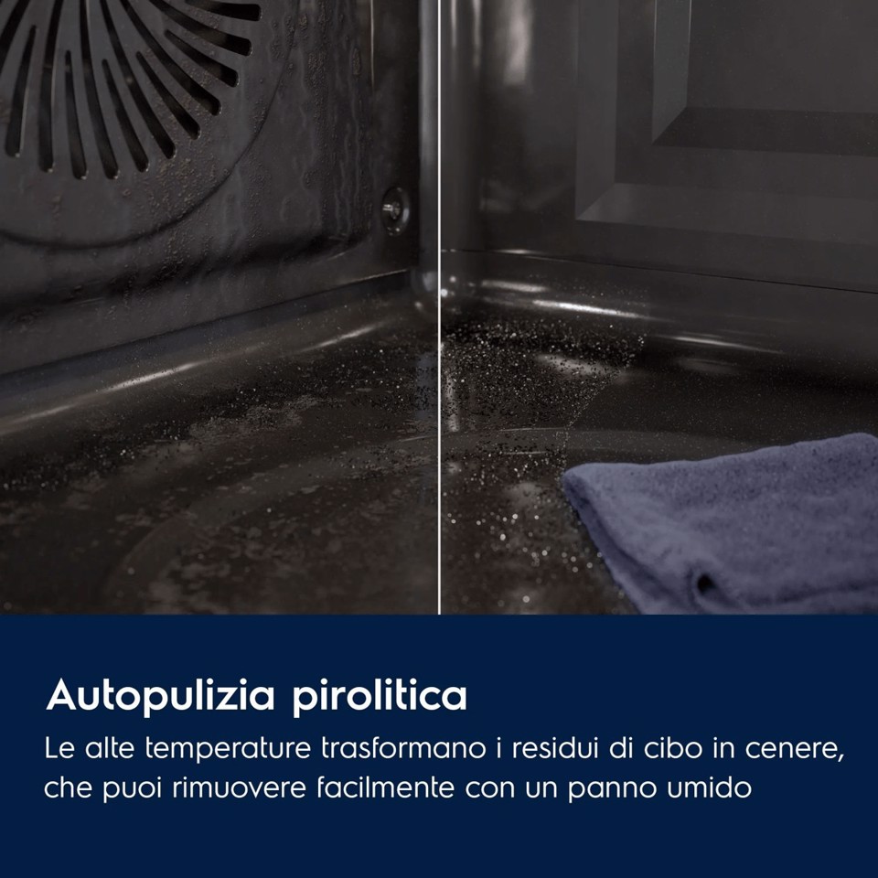 Electrolux Forno Incasso Pirolitico - Pizza Expert Classe A++ 60 Cm EOX8P08WH