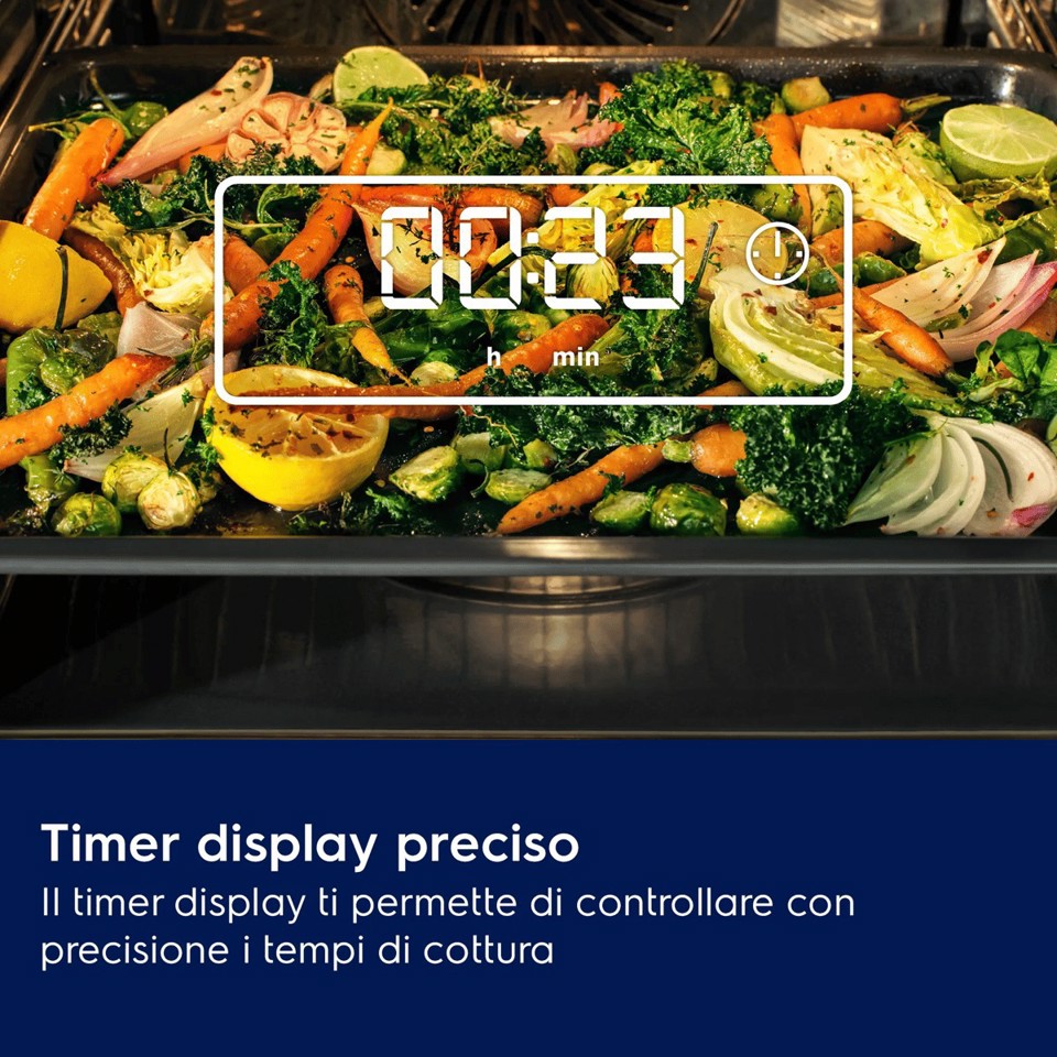Electrolux Forno Incasso Steam Bake Classe A 60 Cm MADE IN ITALY COD3S40X