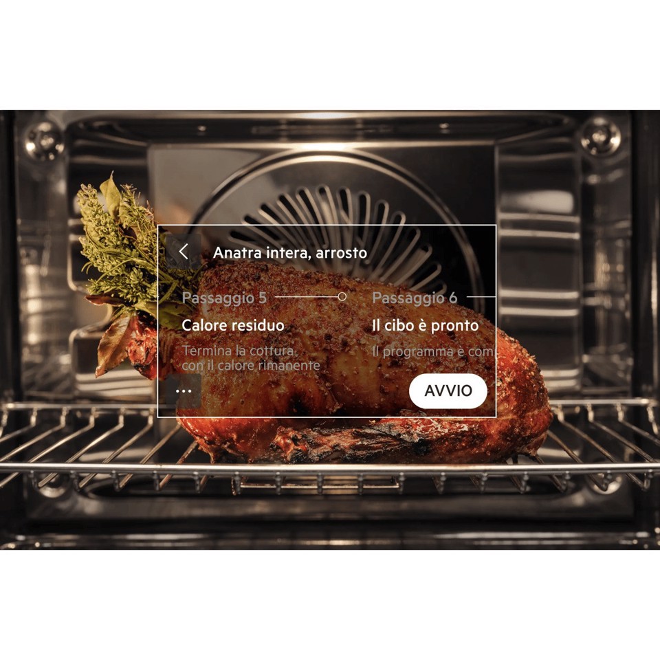 Electrolux Forno Incasso Steam Boost (100% Vapore, 75% Vapore, 25% Vapore) + Wifi Classe A++ 60 Cm EOB9S3XH MADE IN EUROPE