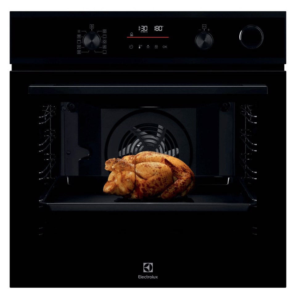 Electrolux Forno Incasso Steam Crisp (25%Vapore) + Pirolitico Classe A+ 60 Cm MADE IN ITALY EOC6P56H