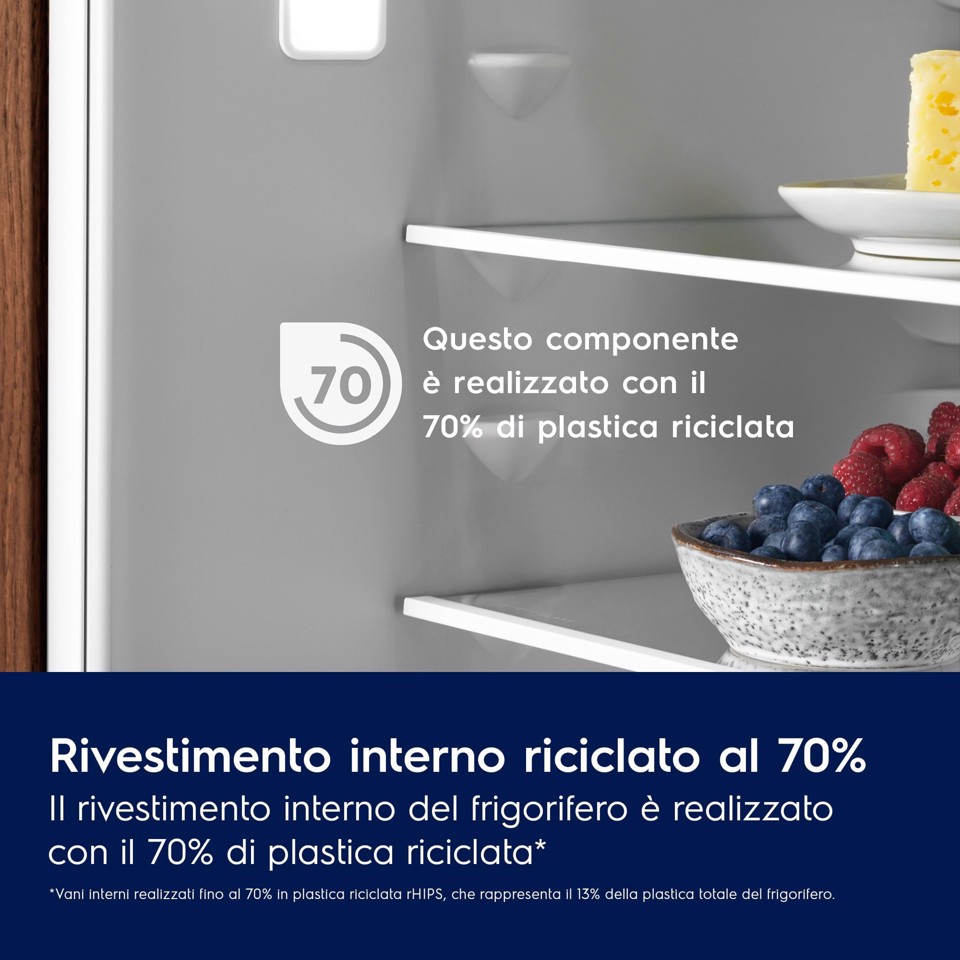Electrolux FRIGORIFERO COMBINATO MULTIFLOW CLASSE D ENA7CD18S