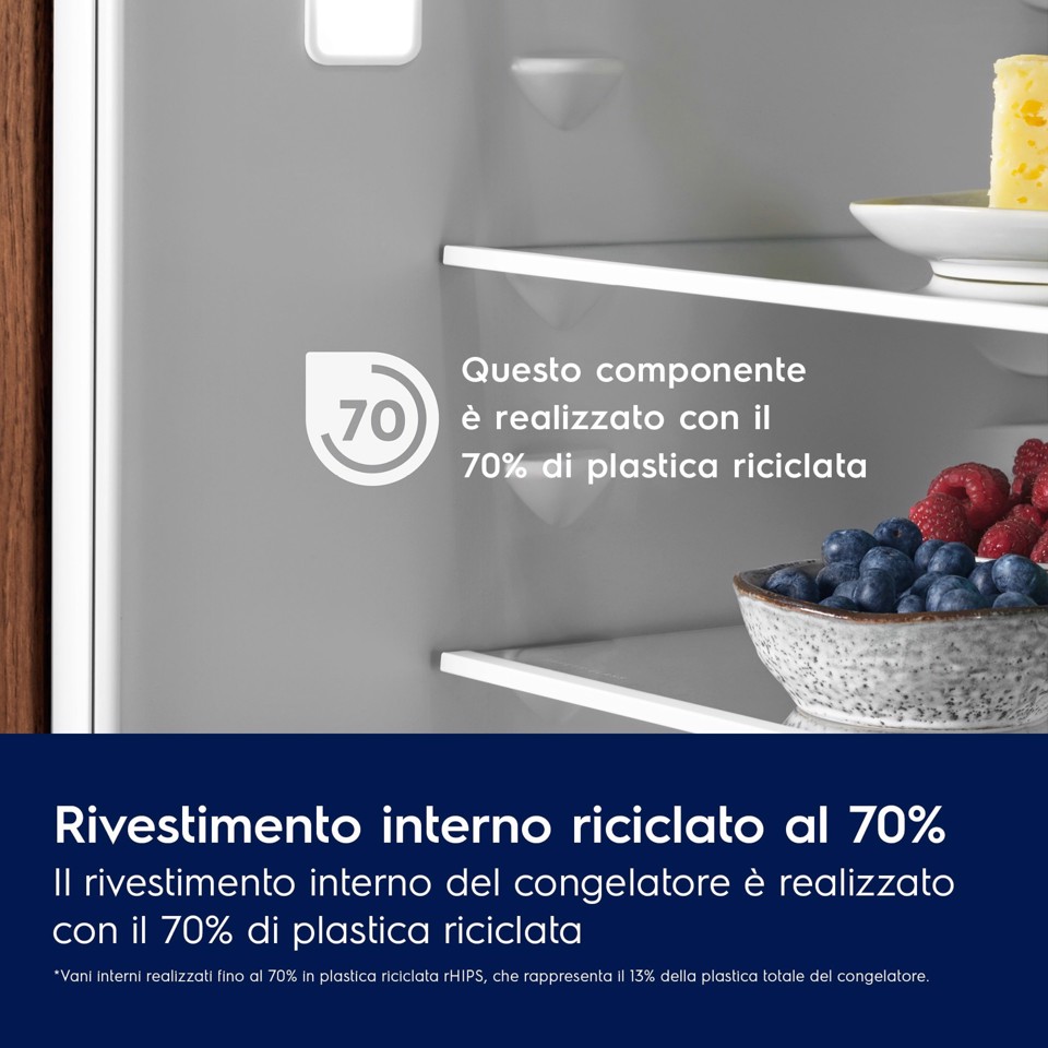 Electrolux FRIGORIFERO COMBINATO MULTIFLOW CLASSE D ENA7CD18S