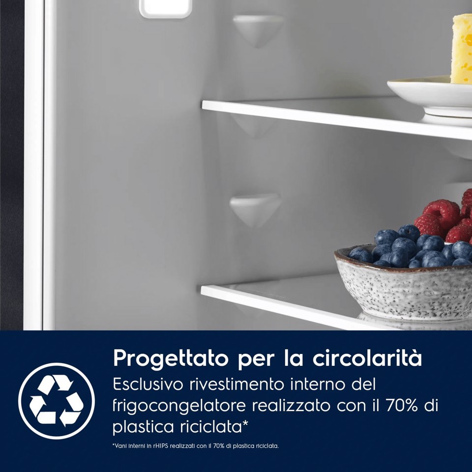 Electrolux Frigorifero Combinato Multiflow Classe E ENA7CE18S