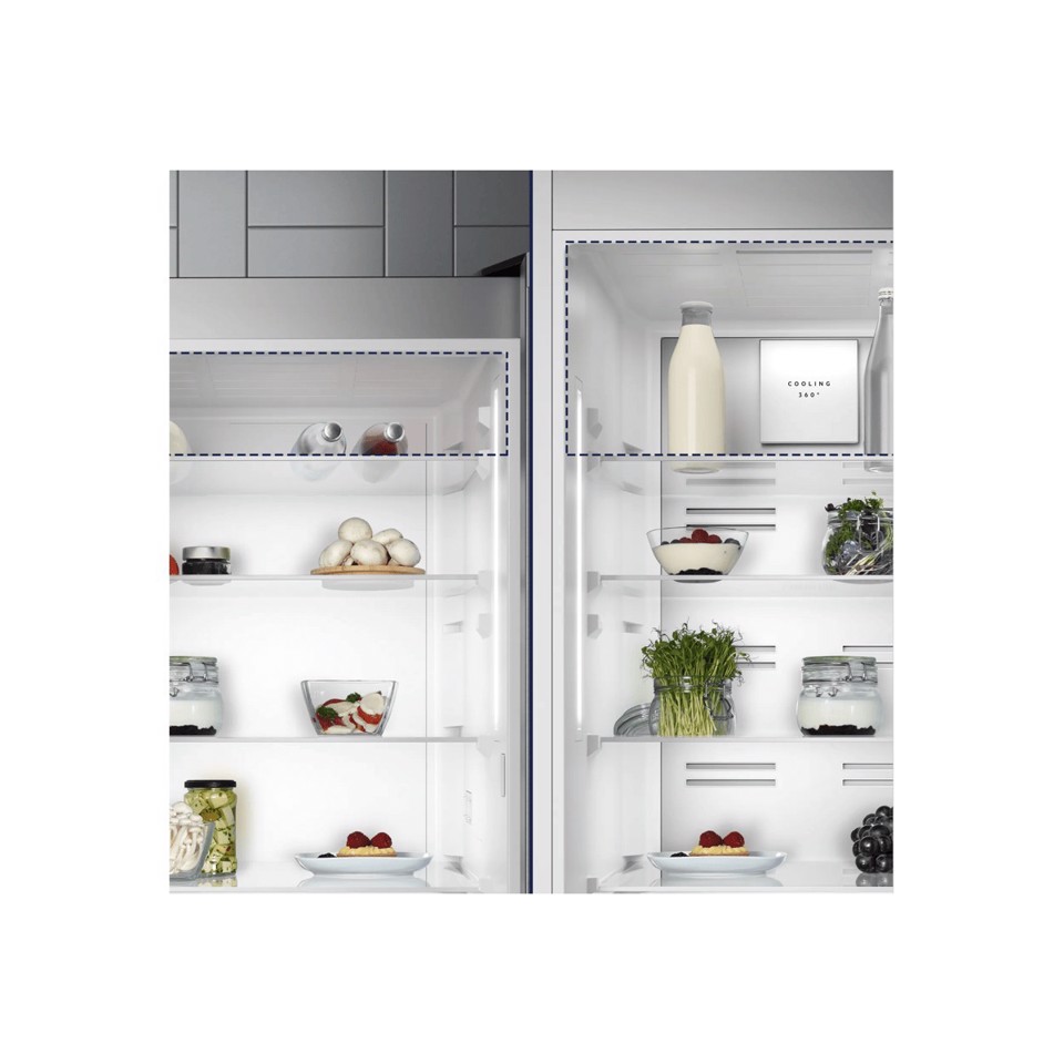 Electrolux Frigorifero Combinato Multiflow (Metal) Classe D ENG8CD19S
