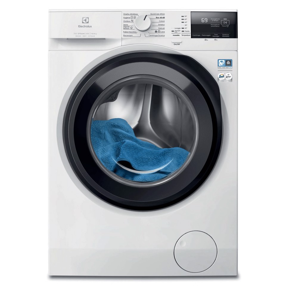 Electrolux Lavasciuga 10+6 Kg Classe D/A 1600 Giri MADE IN ITALY EW7W2106G