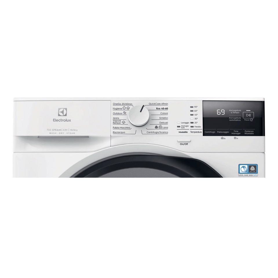 Electrolux Lavasciuga 10+6 Kg Classe D/A 1600 Giri MADE IN ITALY EW7W2106G