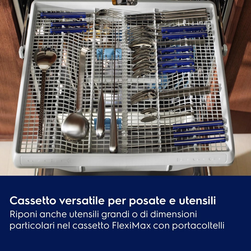 Electrolux Lavastoviglie Incasso 60 Cm - Int. Parziale 14 Coperti Classe B 44 Dba E62IB201SX MADE IN EUROPE
