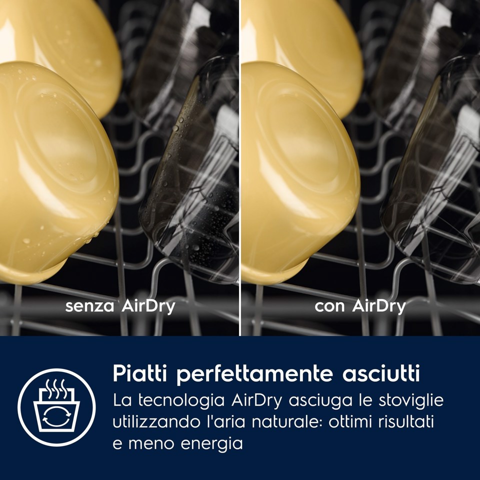 Electrolux Lavastoviglie Incasso 60 Cm - Int. Parziale 14 Coperti Classe B 44 Dba E62IB201SX MADE IN EUROPE