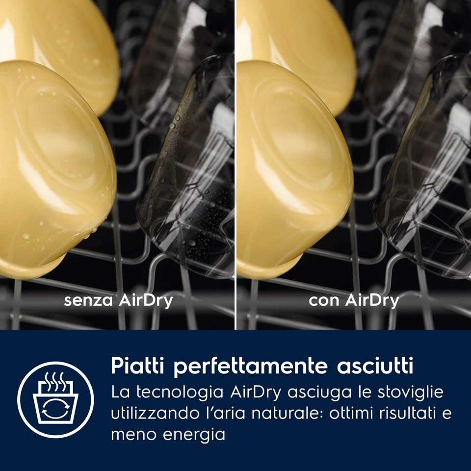 Electrolux Lavastoviglie Incasso 60 Cm - Int. Totale 14 Coperti Classe A 42 Dba MADE IN ITALY E72LA200P