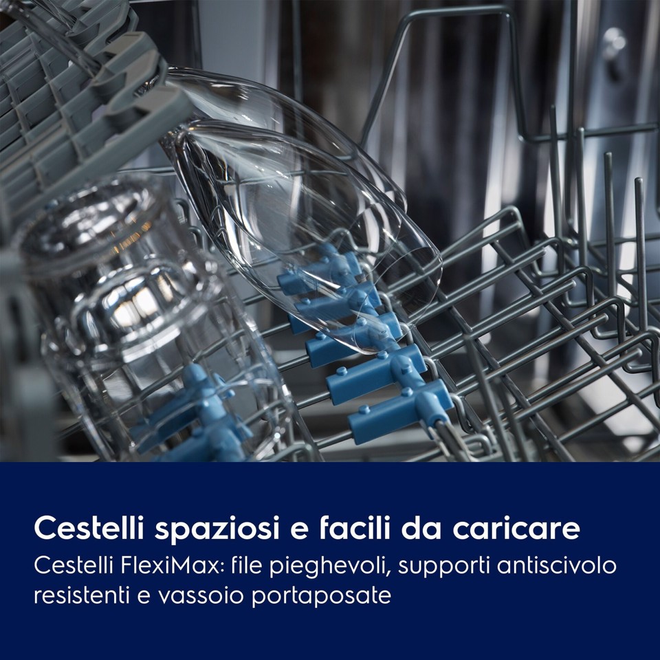 Electrolux Lavastoviglie Incasso 60 Cm - Int. Totale 14 Coperti Classe A 42 Dba MADE IN ITALY E72LA200P