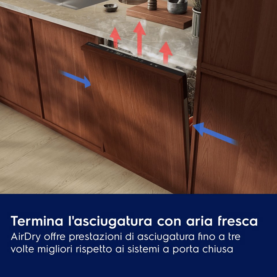 Electrolux Lavastoviglie Incasso 60 Cm - Int. Totale 14 Coperti Classe C 44 Dba E52LC202S