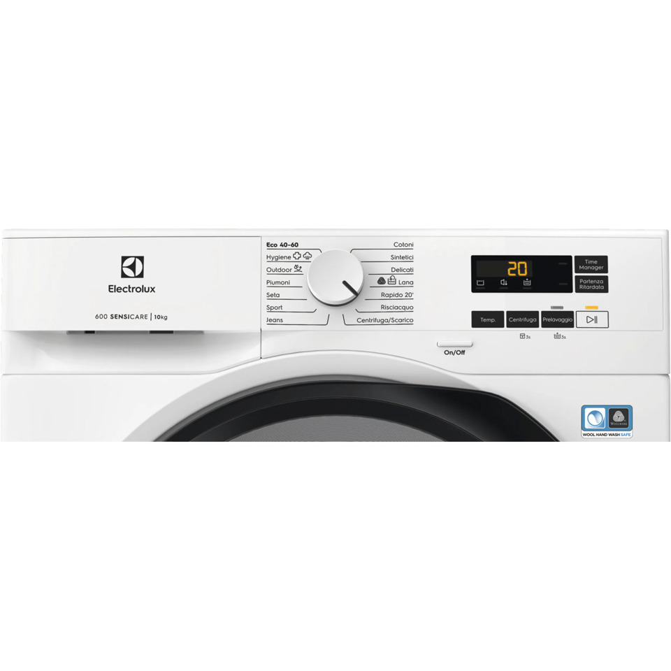 Electrolux Lavatrice Carica Frontale 10 Kg Classe A 1400 Giri EW6F110G MADE IN EUROPE
