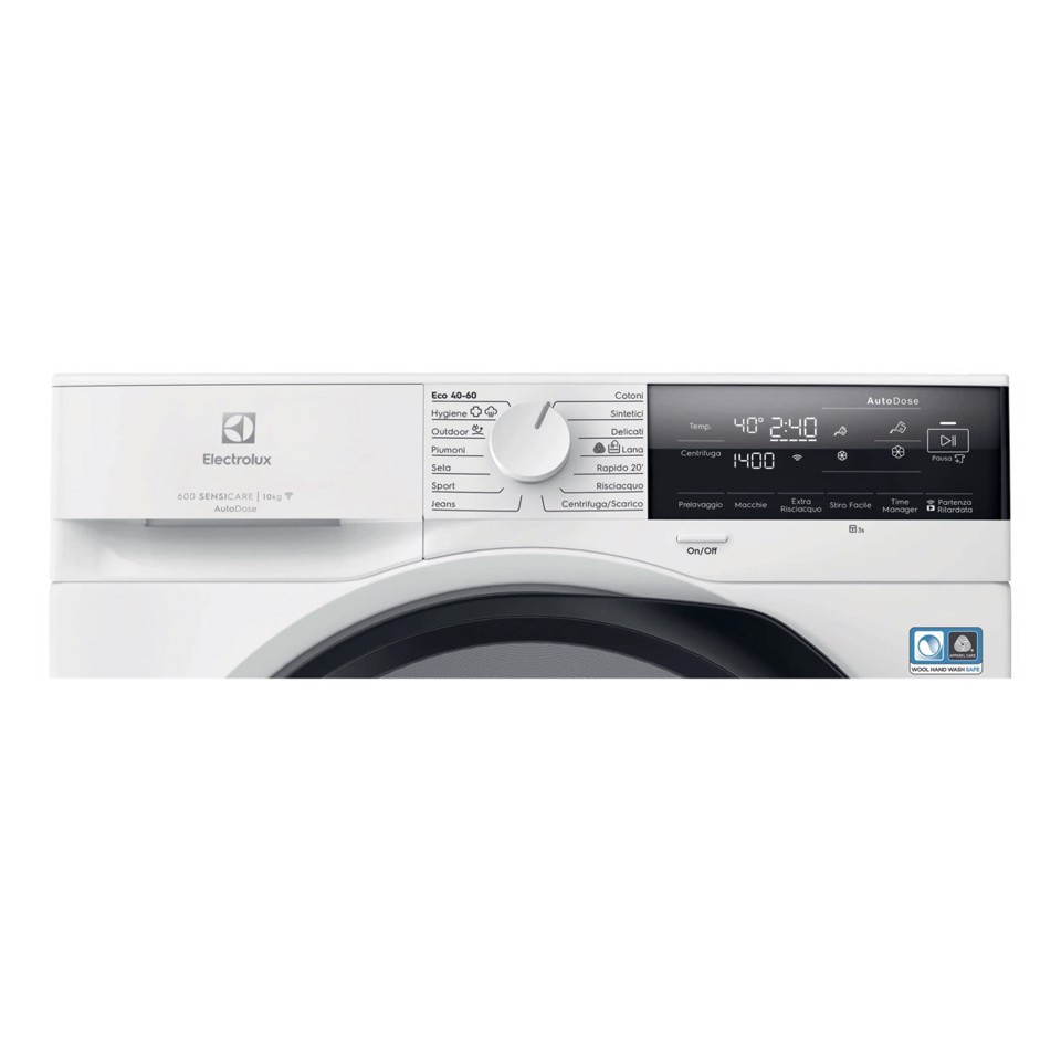 Electrolux Lavatrice Carica Frontale 10 Kg Classe A 1400 Giri EW6F310GQ MADE IN EUROPE