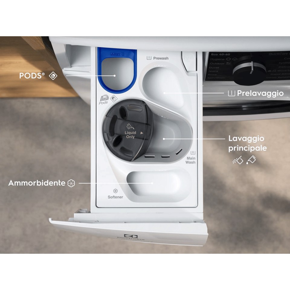 Electrolux Lavatrice Carica Frontale 10 Kg Classe A 1400 Giri EW6F310V MADE IN EUROPE