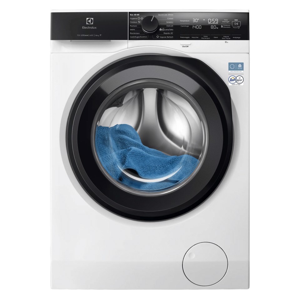 Electrolux Lavatrice Carica Frontale 10 Kg Classe A-40% 1400 Giri MADE IN ITALY EW7F410Y