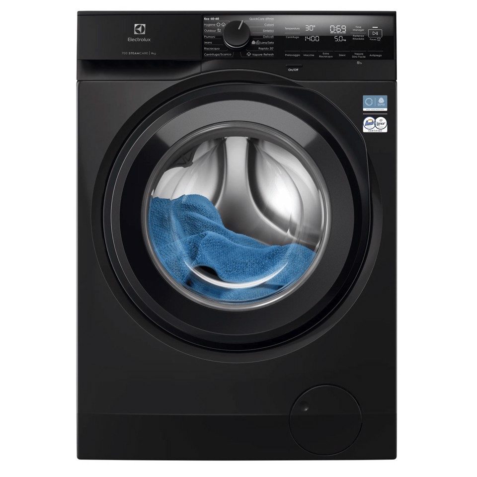Electrolux Lavatrice Carica Frontale 9 Kg Classe A-20% 1400 Giri MADE IN ITALY EW7F49DG