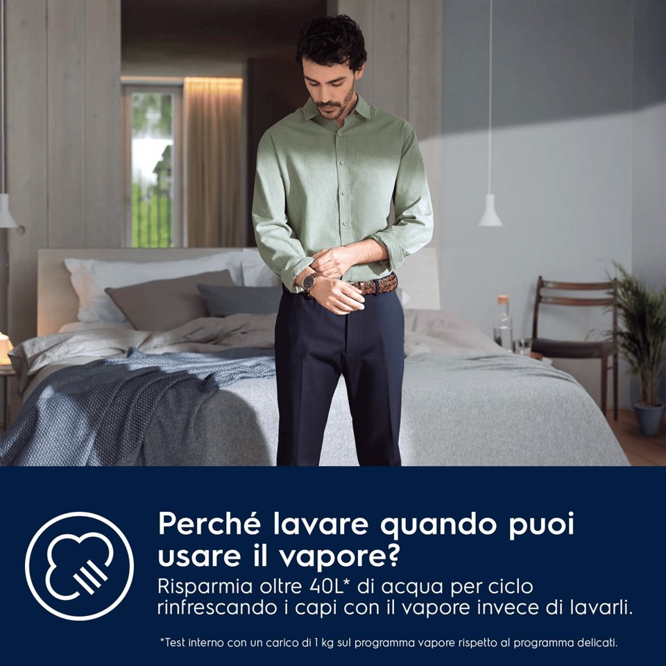 Electrolux Lavatrice Incasso Wd 7+4 Kg Classe D/B 1600 Giri MADE IN ITALY EW7W84BDBI