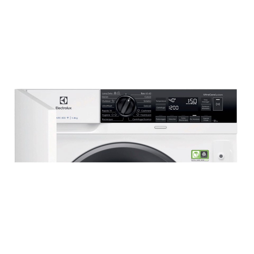 Electrolux Lavatrice Incasso Wm 8 Kg Classe A 1400 Giri MADE IN ITALY EW8F384BI