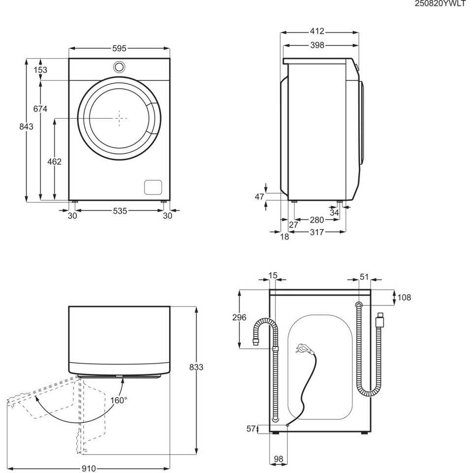 Electrolux Lavatrice Slim 6 Kg Classe A 1200 Giri EW6S526A