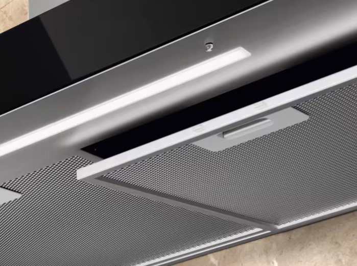 Electrolux LFT829X Cappa aspirante a parete Nero, Acciaio inox A 730 m³/h