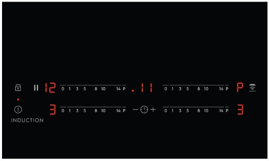 Electrolux LIL61443C Nero Da incasso 59 cm Piano cottura a induzione 4 Fornello(i)