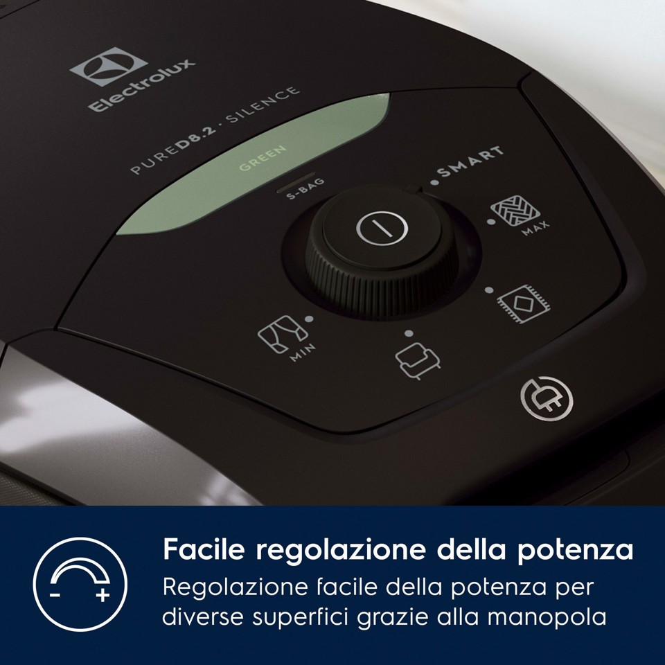 Electrolux PD82-GREEN Aspirapolvere con sacco Pure D8 GREEN