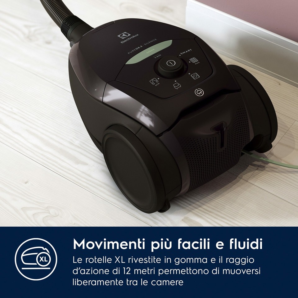 Electrolux PD82-GREEN Aspirapolvere con sacco Pure D8 GREEN