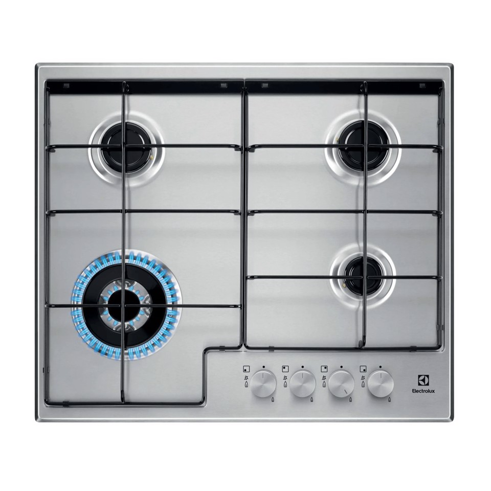 Electrolux Piano Gas Comandi Frontali 60 Cm MADE IN ITALY EGS6434X