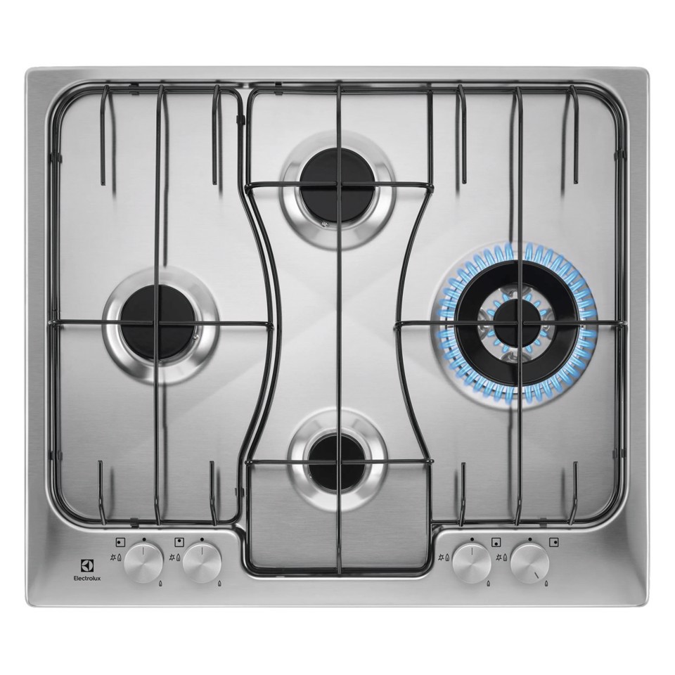 Electrolux Piano Gas Comandi Frontali 60 Cm MADE IN ITALY RGG6243LOX
