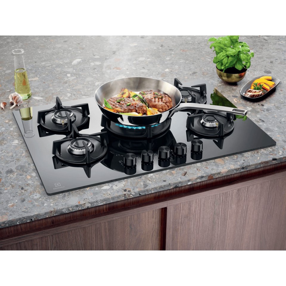 Electrolux Piano Gas Comandi Frontali 75 Cm EGG75372M