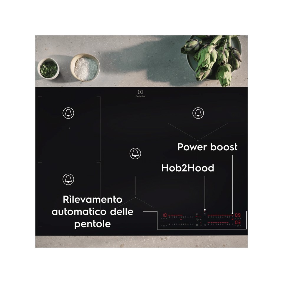 Electrolux Piano Induzione Sense Boil Saphirmatt 60 Cm KIS62453IZ MADE IN EUROPE